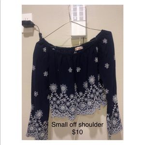 Off the shoulder top